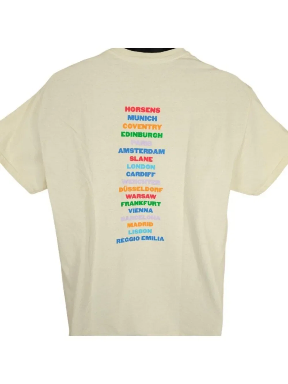 Harry Styles T Shirt Mens Size Medium Cream Love On Tour European RELAXED FIT